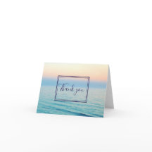 Skies Sunset Ocean Beach Blue Weding Obrigado