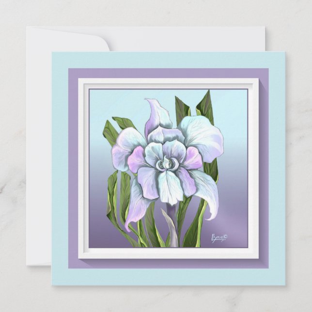 Cartão De Agradecimento Smeraldo Flower (Frente)