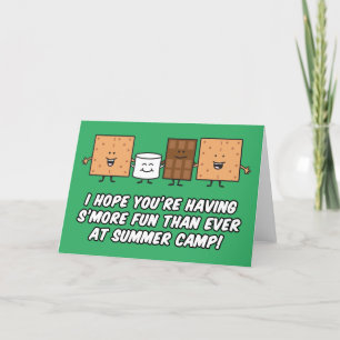 Cartão De Agradecimento S'more Summer Camp Smores Pun Vazio