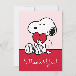 Cartão De Agradecimento Snoopy | Little Sweetheart Baby Shower Thank You C