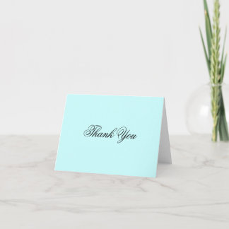 Cartão De Agradecimento Soft Blue Thank You Card