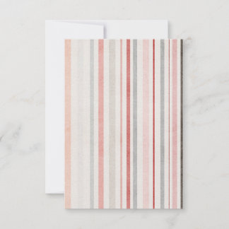 Cartão De Agradecimento Soft Neutral Stripes Minimal Thank You Card