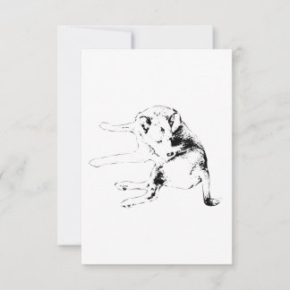 Cartão De Agradecimento Soft Pup Thanks