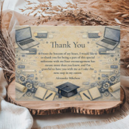 Cartão De Agradecimento Software Engineering Graduation