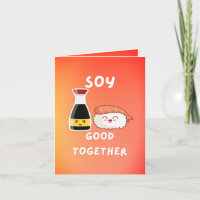 Soja boa juntos - Foodie doce e punny