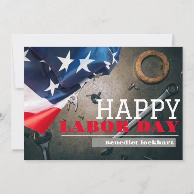 Cartão De Agradecimento Solidariedade Trabalhadora Unity Labour Day com ba (Frente)