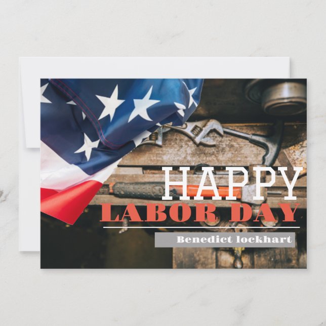 Cartão De Agradecimento Solidariedade Trabalhadora Unity Labour Day com ba (Frente)