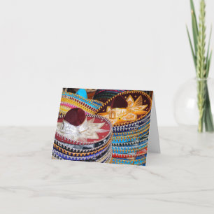 Cartão De Agradecimento sombreros Muchas Gracias!