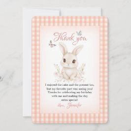 Cartão De Agradecimento Some Bunny Thank You Card Watercolor
