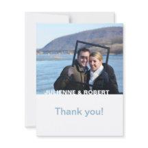 Somente você | Foto Moderna Casamento Obrigado