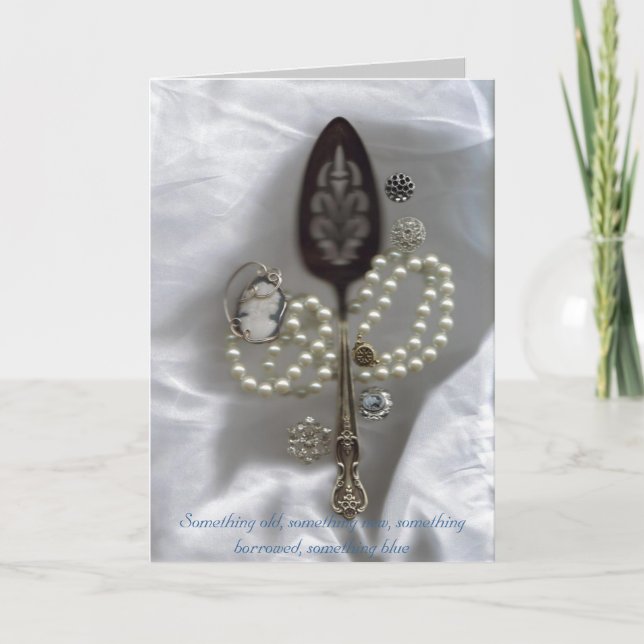 Cartão De Agradecimento Something old, something new, ... (Frente)