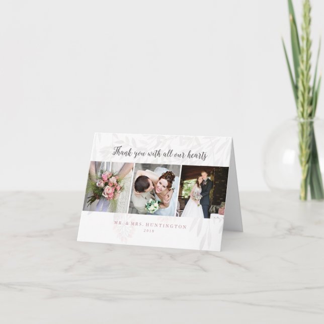 Cartão De Agradecimento Sonho de uma Noite de Verão Dobra Agradecido (Frente)