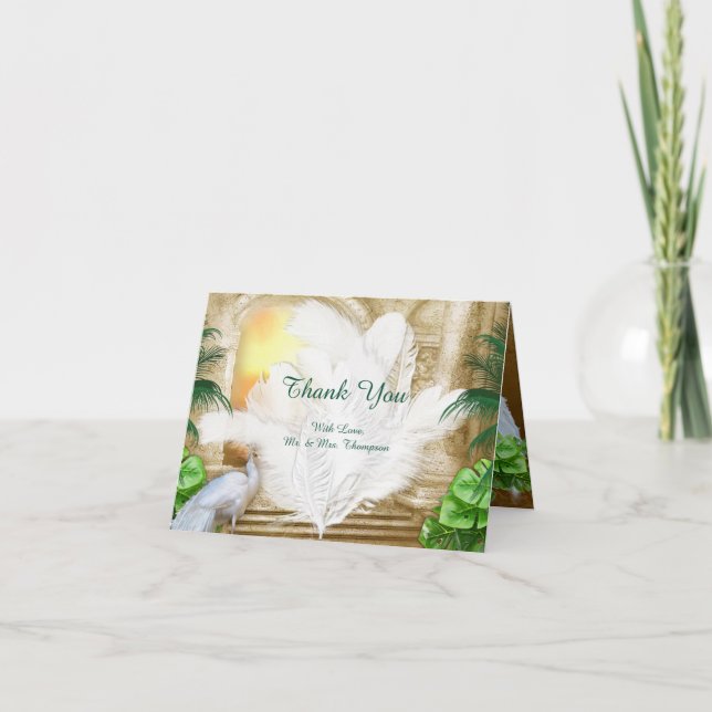 Cartão De Agradecimento Sonhos do Templo Real do ouro (Frente)