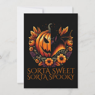 Cartão De Agradecimento Sorta Doce Sorta Spooky