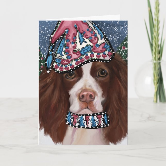 CARTÃO DE AGRADECIMENTO SPRINGER SPANIEL INGLÊS (Frente)
