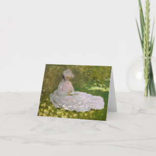 Cartão De Agradecimento Springtime - Claude Monet