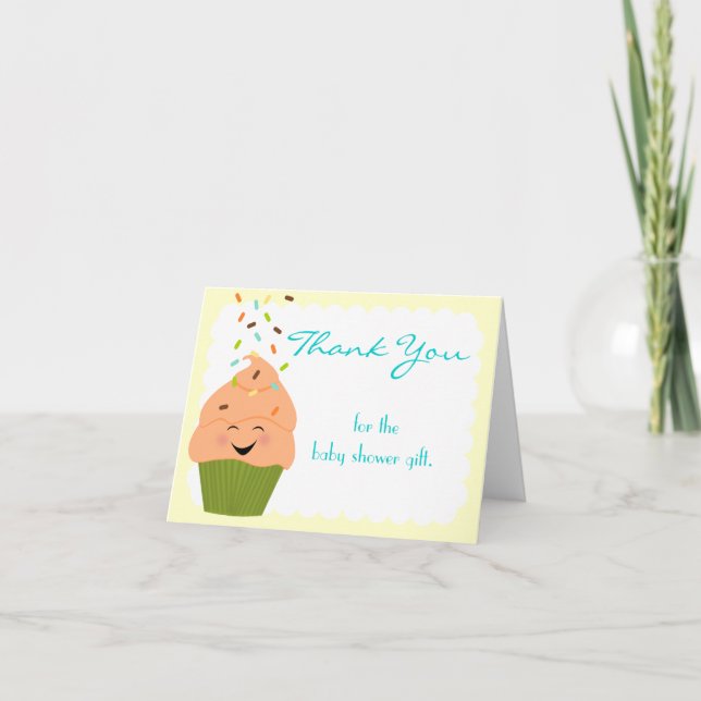 Cartão De Agradecimento Sprinkles Gender Neutral Brights Thank You Card (Frente)