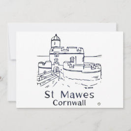 Cartão De Agradecimento St Mawes Castle card
