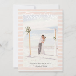 Cartão De Agradecimento St. Tropez Destination Wedding