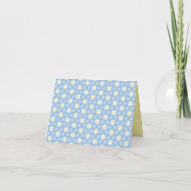 Cartão De Agradecimento Starry Blue Thank you card (Frente)