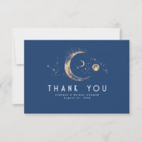 Starry Night Crescent Moon Celestial Obrigado