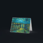 Cartão De Agradecimento Starry Night Over the Rhone por After Van Gogh<br><div class="desc">Depois de Vincent Van Gogh - Noite Estrelada Sobre o Ródano,  Pontos Infinitos. Vincent Willem van Gogh (1853-1890) foi um pintor holandês do Posto-impressionista que se tornou,  postumamente,  uma das figuras mais famosas e influentes da história da arte ocidental.</div>