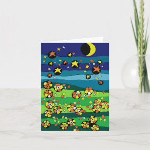 Cartão De Agradecimento Starry Scene