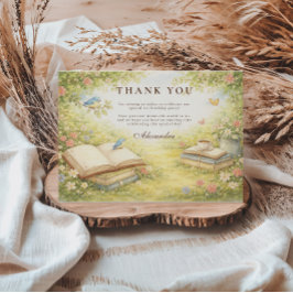 Cartão De Agradecimento Storybook Chapter Two Birthday