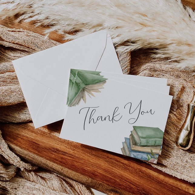 Cartão De Agradecimento Storybook - O novo Chá de fraldas de capítulo (Criador carregado)