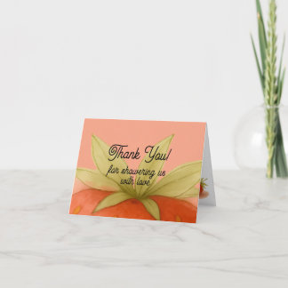 Cartão De Agradecimento Strawberry Dreams Folded Thank You Card