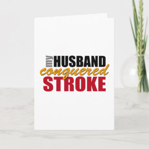 Cartão De Agradecimento Stroke Husband - Thanks for Caring Card