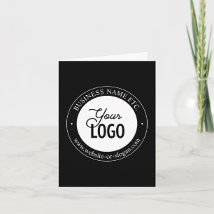 Cartão De Agradecimento Substituição Fácil de Logo e Texto Personalizável