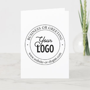 Cartão De Agradecimento Substituição Fácil de Logotipo e Texto Personalizá