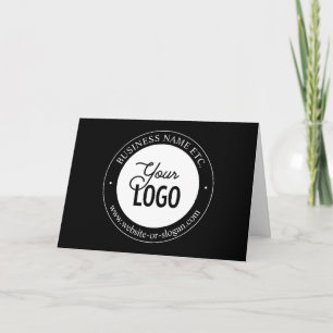 Cartão De Agradecimento Substituição Fácil de Logotipo e Texto Personalizá