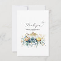 Suculentos e Chá de fraldas Pumpkins Obrigado