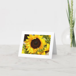 Cartão De Agradecimento Sunflower Thank You Card