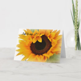 Cartão De Agradecimento Sunny eyes.