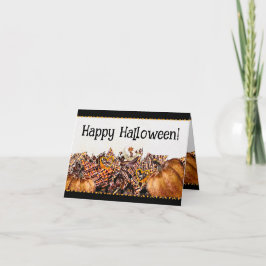 CARTÃO DE AGRADECIMENTO SUNS! RAIO DE SOL! FELIZ HALLOWEEN! :)