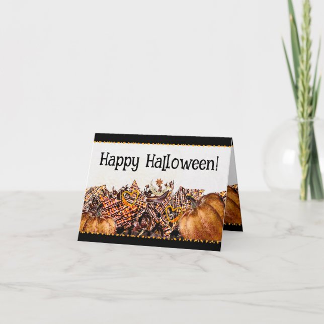 CARTÃO DE AGRADECIMENTO SUNS! RAIO DE SOL! FELIZ HALLOWEEN! :) (Frente)