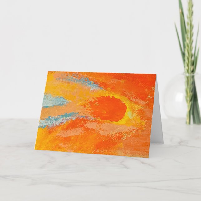 Cartão De Agradecimento Sunset All Occasion Card (Frente)