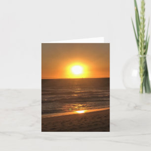 Cartão De Agradecimento Sunset em Newport Beach, Califórnia