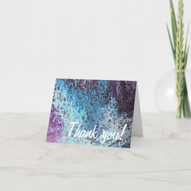 Cartão De Agradecimento "Surfin" Safari" (Frente)