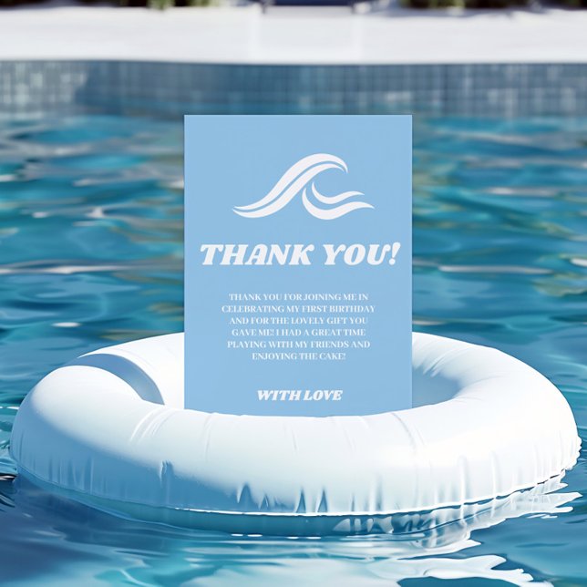 Cartão De Agradecimento Surfing , o grande (Criador carregado)