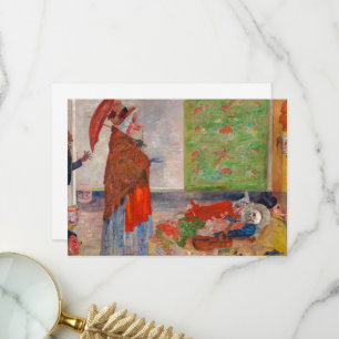 Cartão De Agradecimento Surpresa com a Máscara de James Ensor