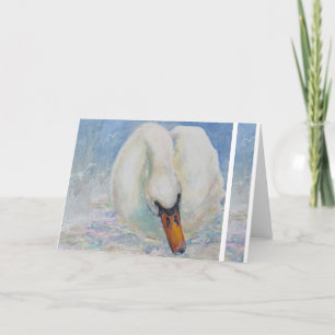 Cartão De Agradecimento Swan Grace Beauty Maureen Girard