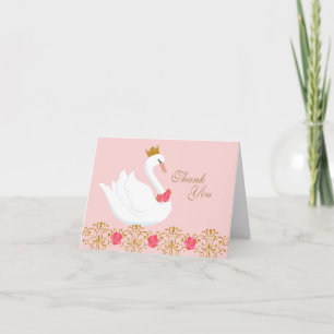 Cartão De Agradecimento Swan Princess Thank You Note