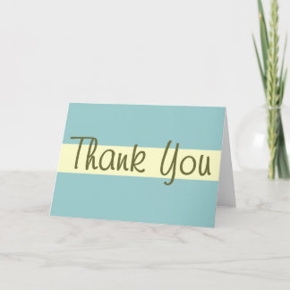 Cartão De Agradecimento Swanky Thank You Card