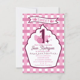 Cartão De Agradecimento Sweet One Photo Invitations Flat Thank You Card