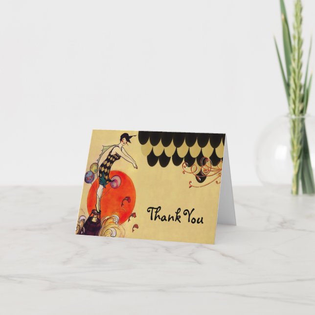 Cartão De Agradecimento Swimming Girl ~ Card (Frente)