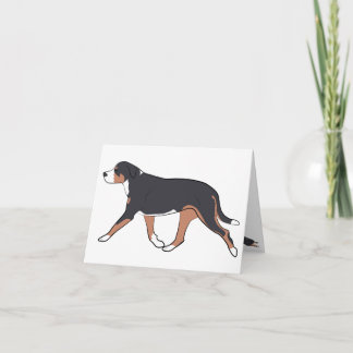 Cartão De Agradecimento Swissy Notecard